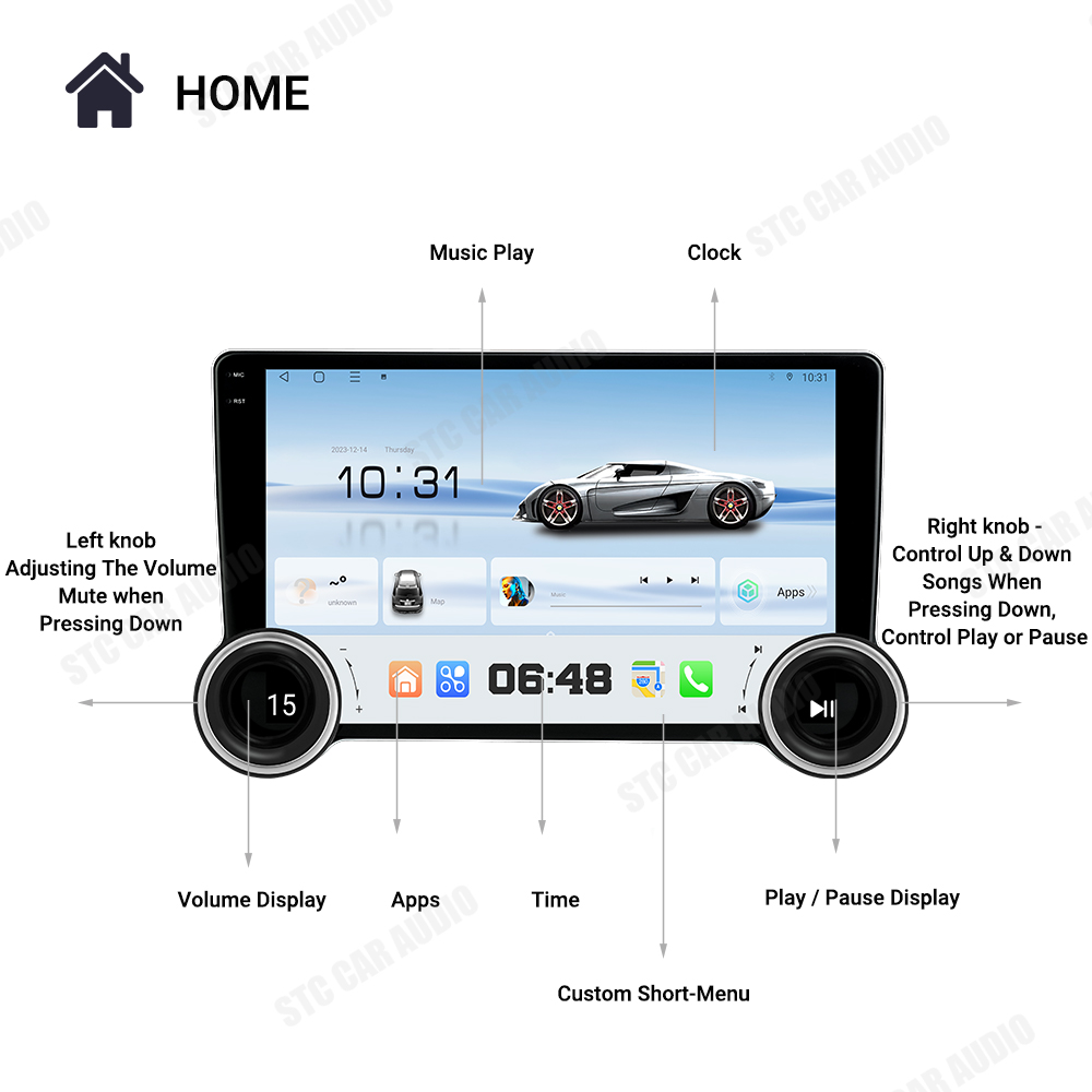 STC-9108 Android Car Stereo