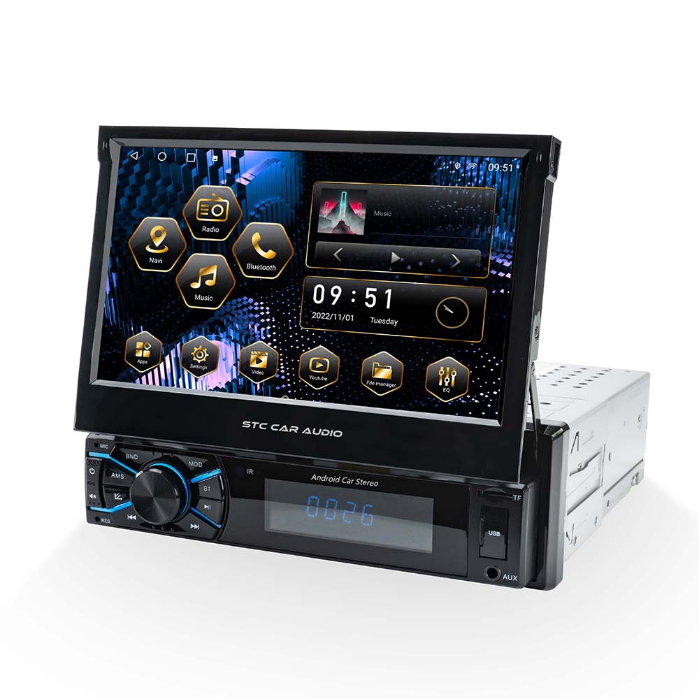 STC-3078 Retractable Screen Car Stereo