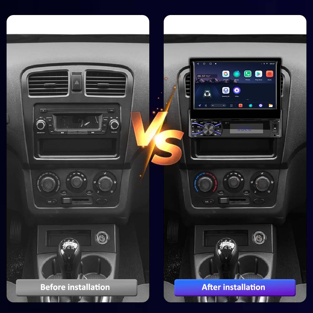 STC-3078 Retractable Screen Car Stereo