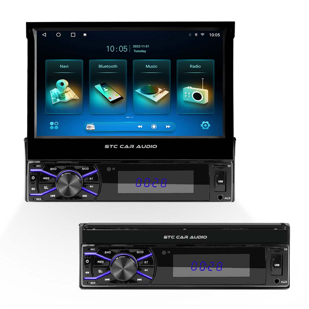 STC-3078 Retractable Screen Car Stereo