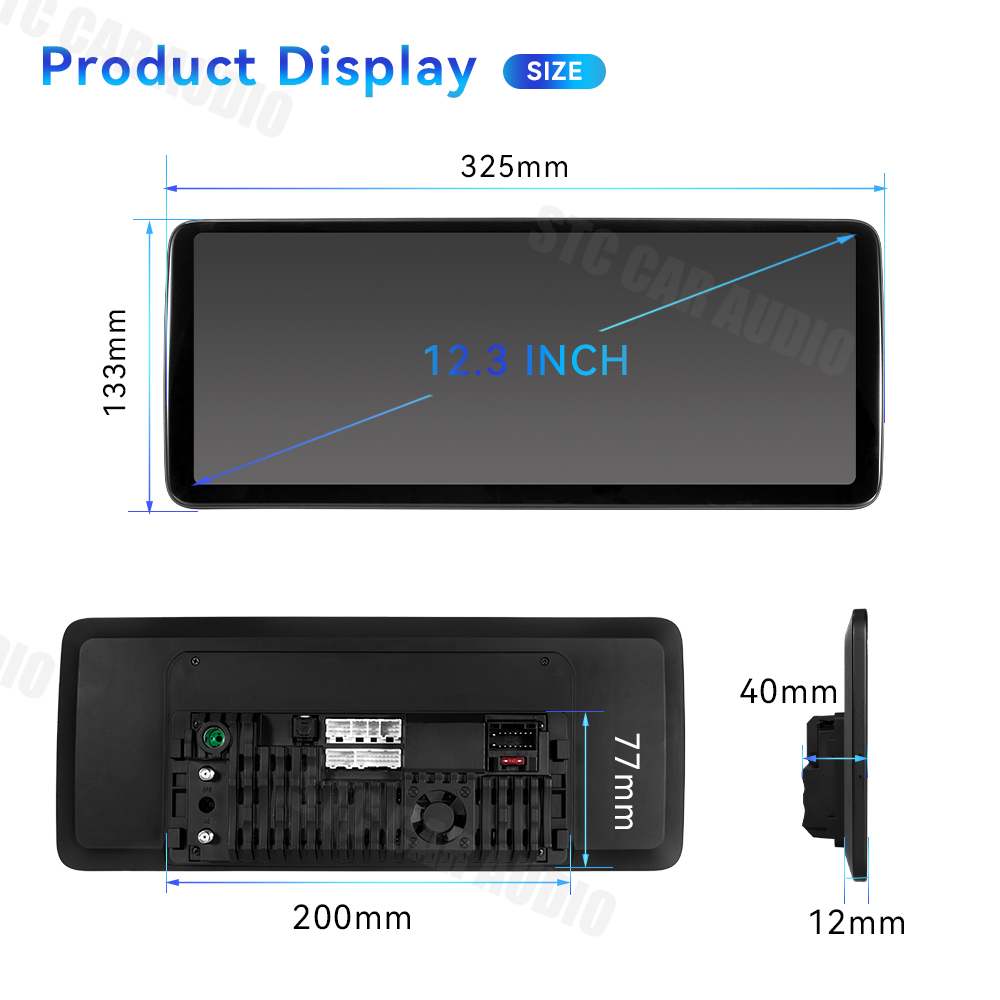 STC-1252P/1252A 12.3-Inch Android Car Stereo