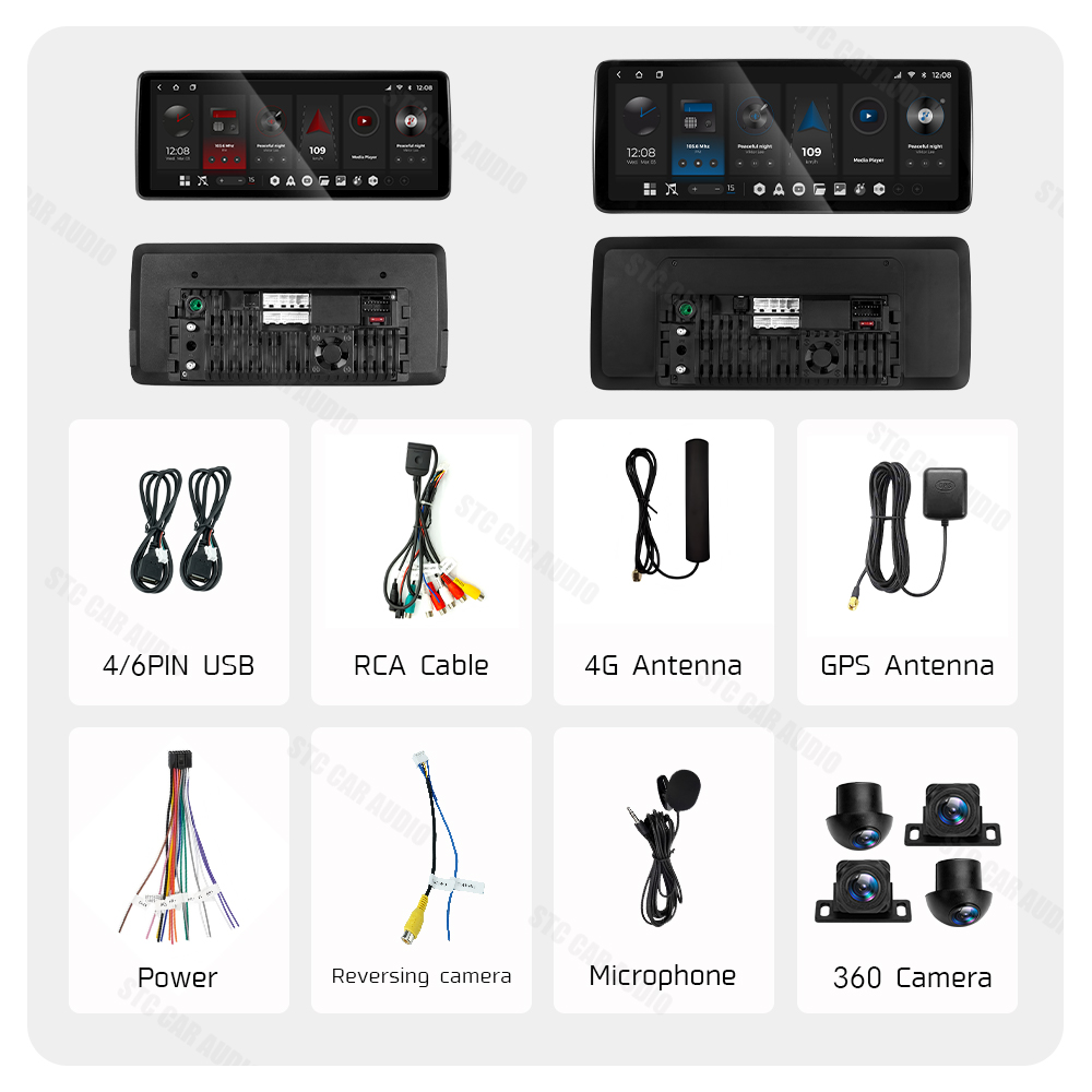 STC-1252P/1252A 12.3-Inch Android Car Stereo