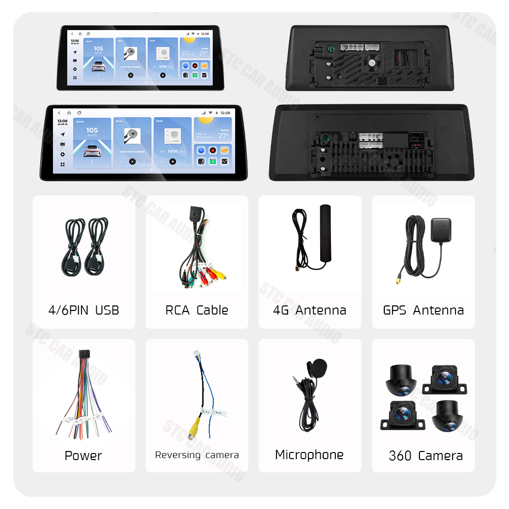 STC-1253P/1253A 12.3-Inch Android Car Stereo