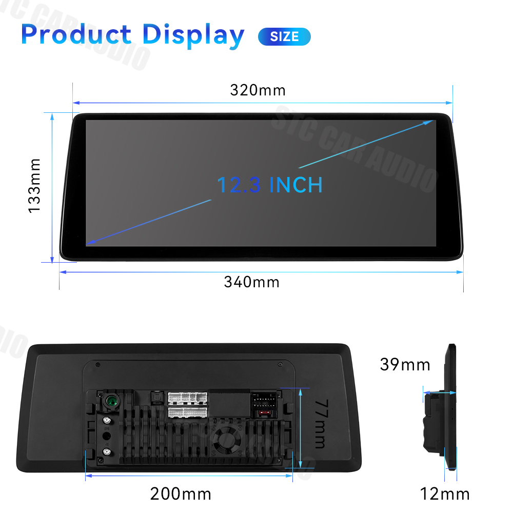 STC-1253P/1253A 12.3-Inch Android Car Stereo