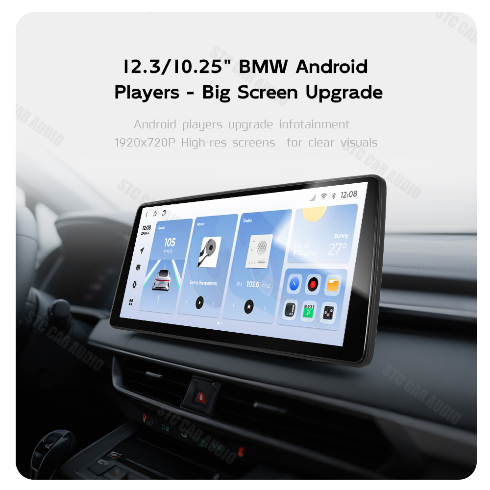 STC-1253P/1253A 12.3-Inch Android Car Stereo